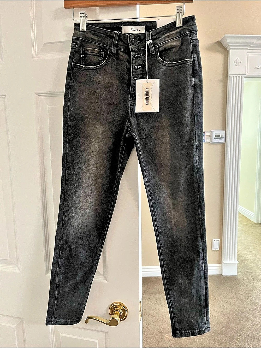 KanCan What a Wish Gray Skinny Jeans Waist 26